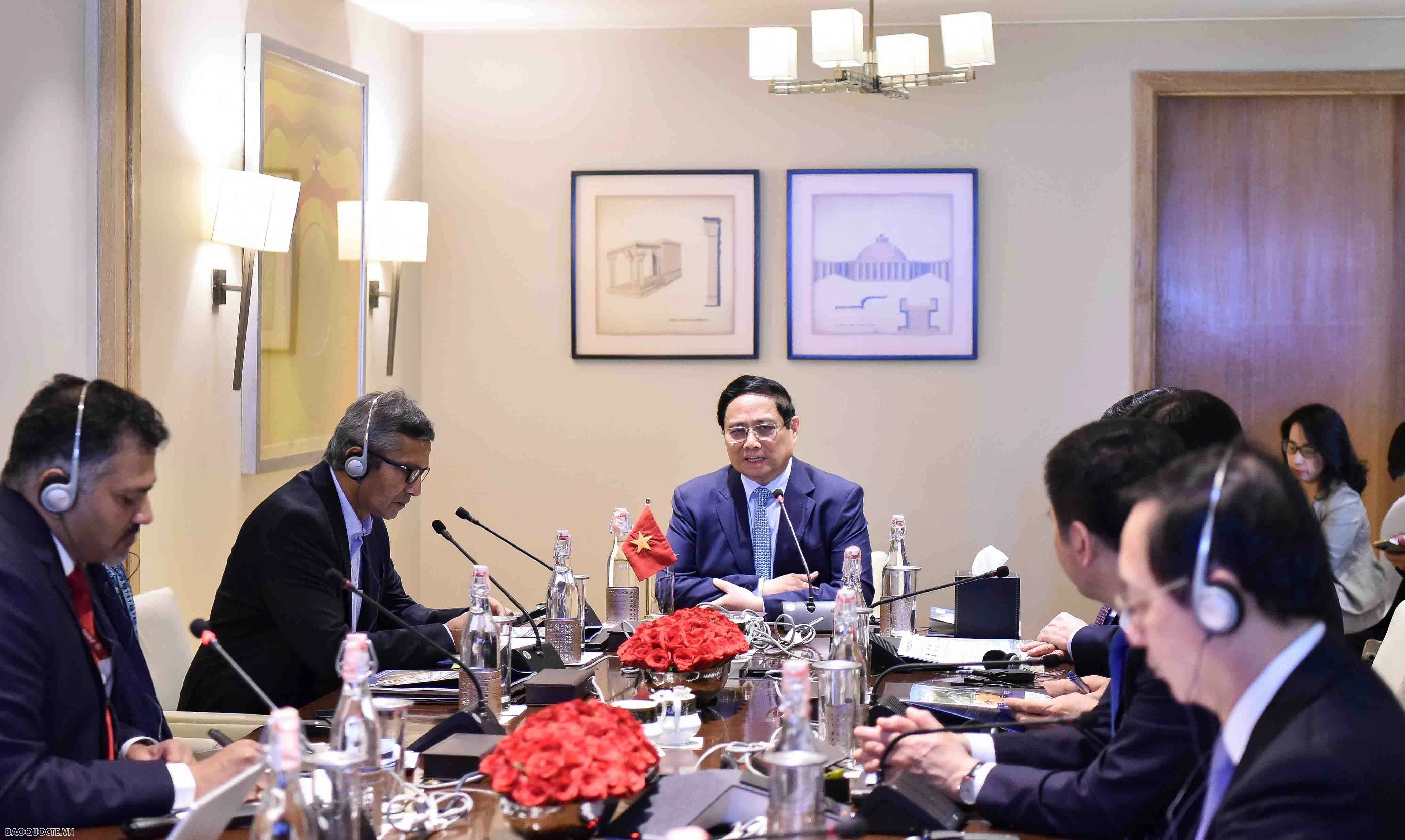 PM Pham Minh Chinh meets Indian business leaders for further Vietnam-India economic cooperation