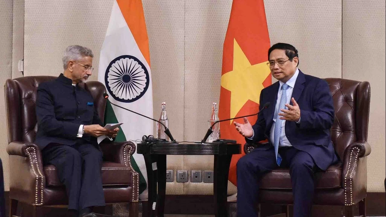 PM Pham Minh Chinh meets with Indian Minister of External Affairs