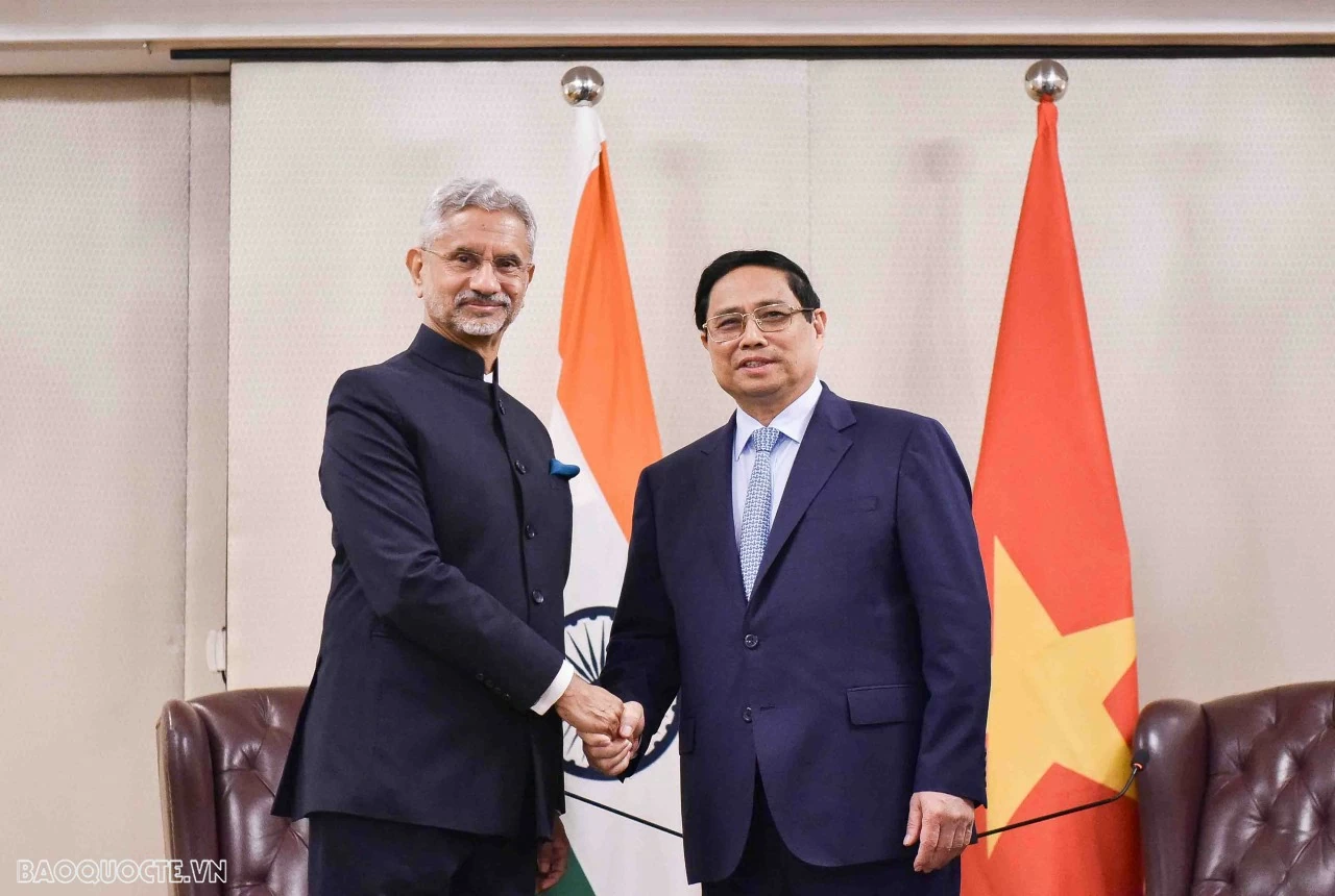 PM Pham Minh Chinh meets with Indian Minister of External Affairs