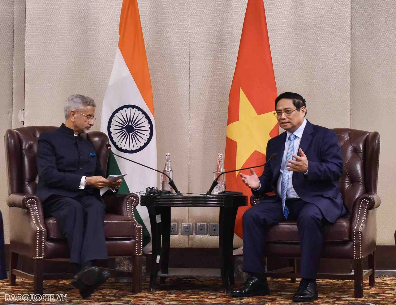 PM Pham Minh Chinh meets with Indian Minister of External Affairs
