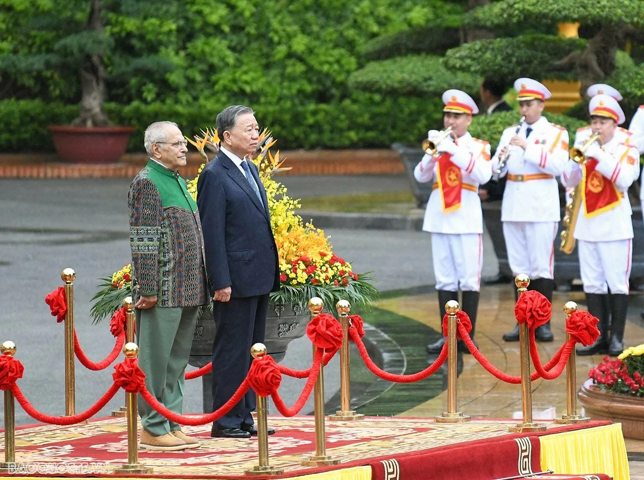 President To Lam hosts welcome ceremony for Timor-Leste President