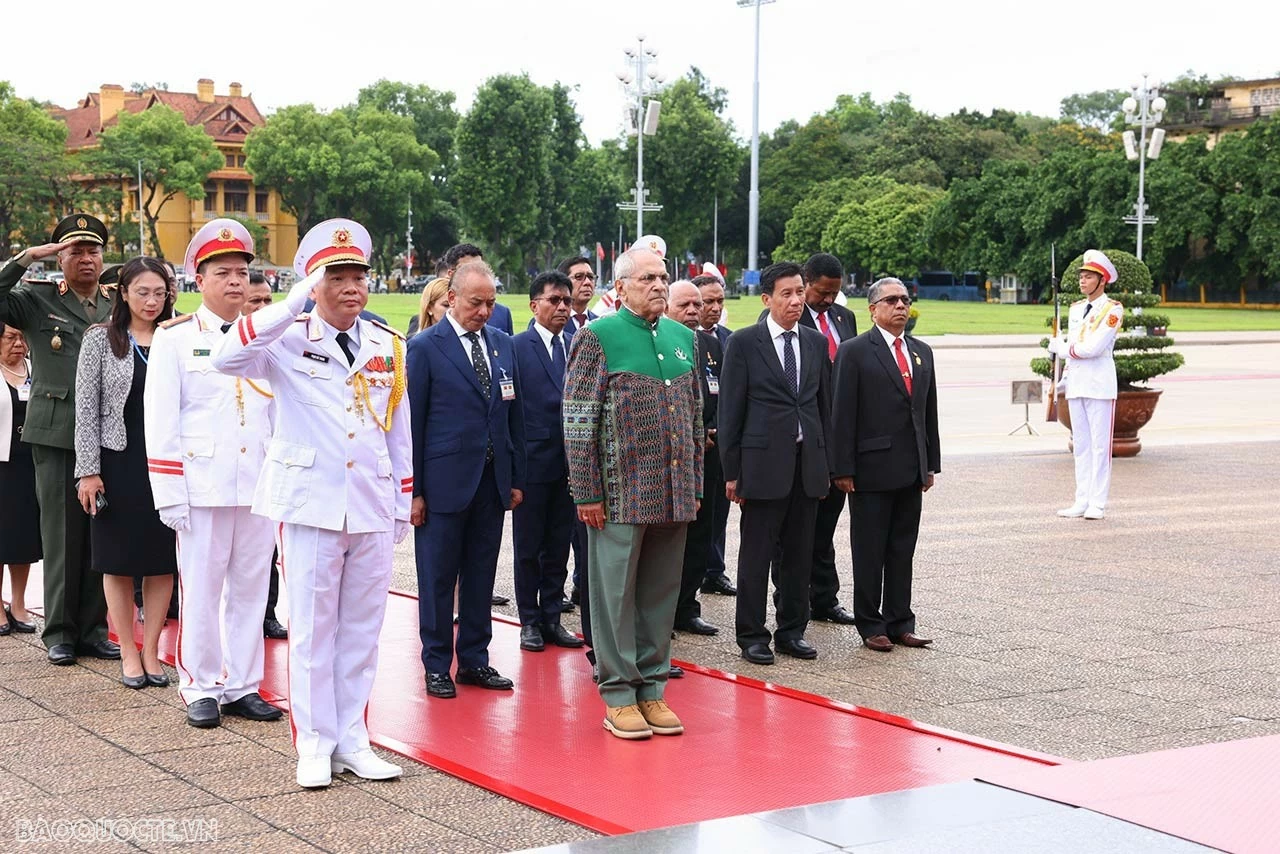 Chủ tịch nước Tô Lâm chủ trì lễ đón chính thức Tổng thống Timor-Leste Jose Ramos-Horta