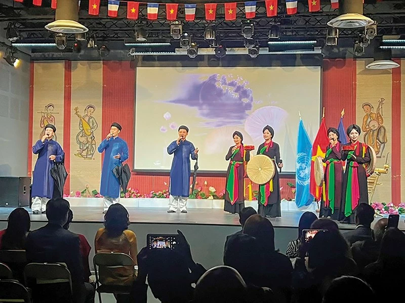 Bac Ninh - Kinh Bac Cultural Night” in Paris, France, on May 31, 2024.