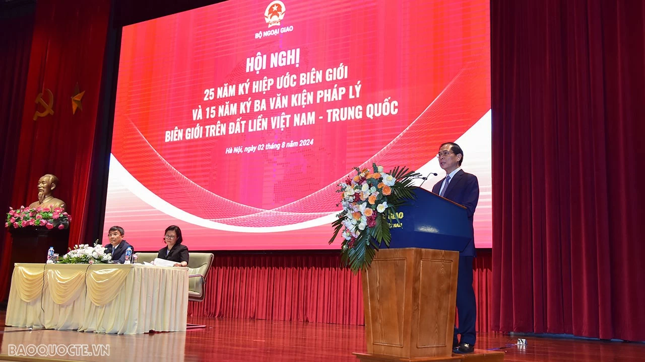 Khai mạc Hội nghị kỷ niệm 25 năm ký Hiệp ước biên giới và 15 năm ký 3 văn kiện pháp lý về biên giới trên đất liền Việt Nam-Trung Quốc