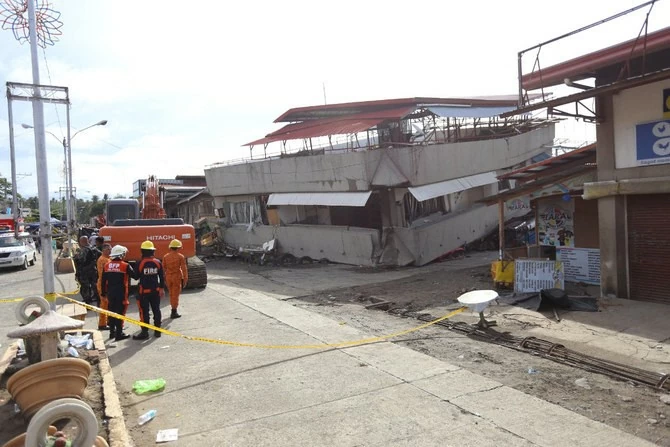 Động đất mạnh ngoài khơi đảo Mindanao của Philippines. (Nguồn: AFP)