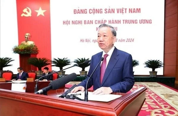 Party Central Committee elects Politburo member and President To Lam as Party General Secretary