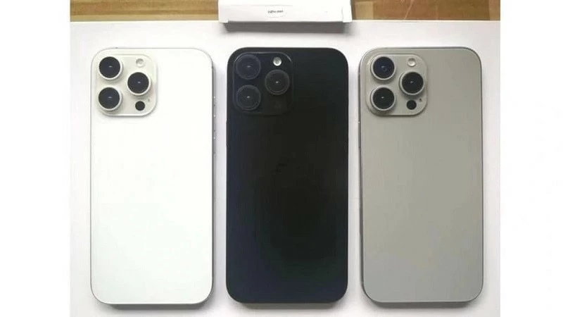 Ba phiên bản màu sắc mới được cho là sẽ xuất hiện trên bộ đôi iPhone 16 Pro và iPhone 16 Pro Max