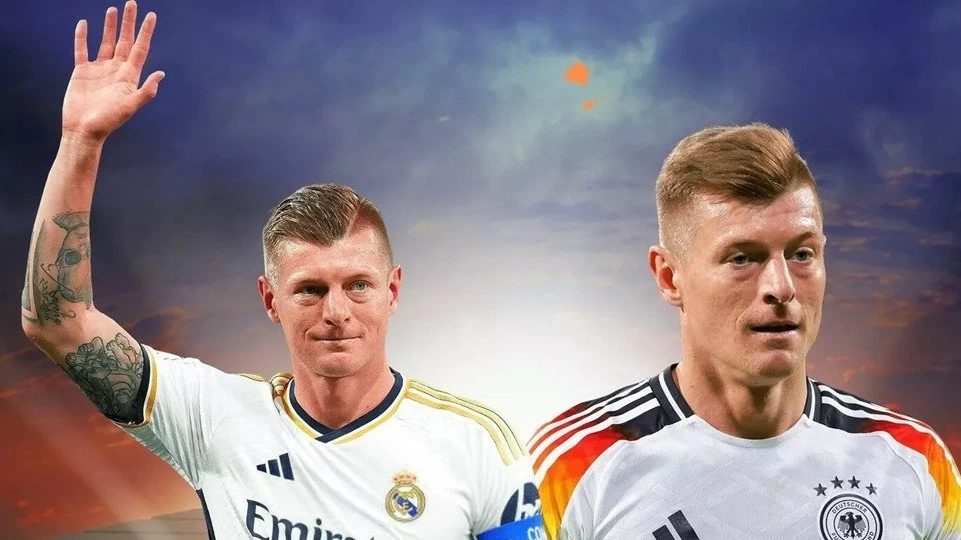 Toni Kroos đoạt giải Cầu thủ xuất sắc nhất của Đức năm 2024