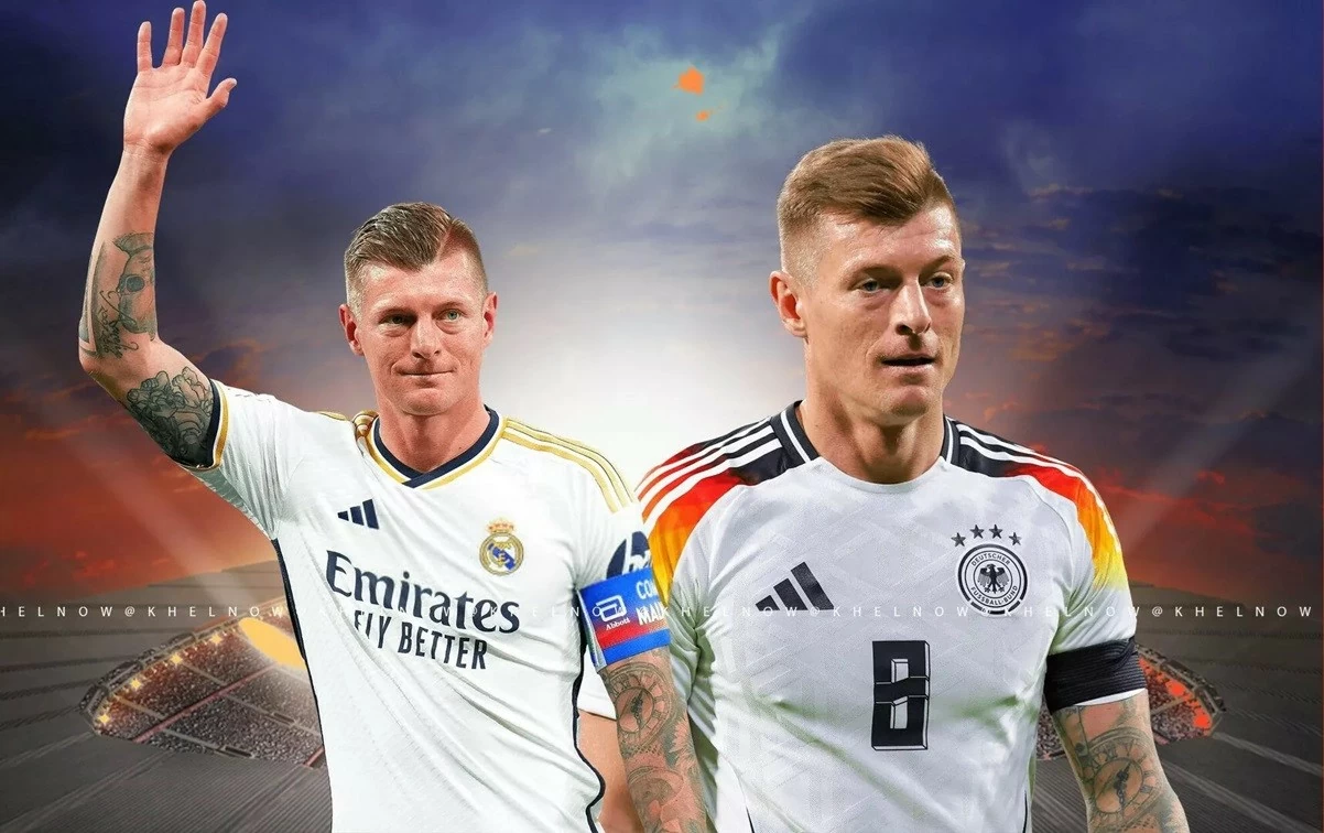 Kroos đoạt giải Cầu thủ xuất sắc nhất năm 2024 của Đức