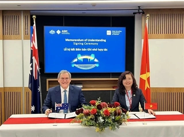 Vietnam, Australia sign MOU for securities industry partnership