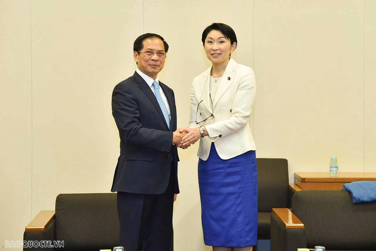 FM Bui Thanh Son held talks, meeting Japanese officials in Tokyo