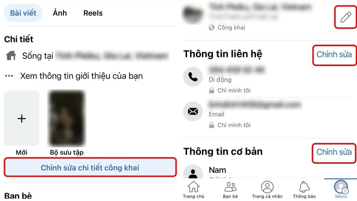 Chỉnh sửa thông tin cá nhân trên Facebook cực đơn giản