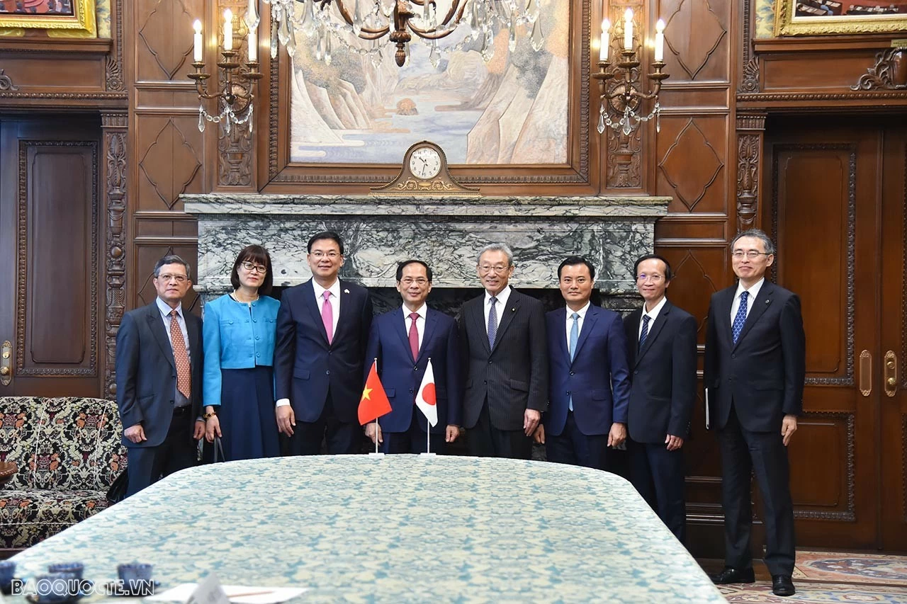 FM Bui Thanh Son meets with Vice President of Japanese House of Councillors