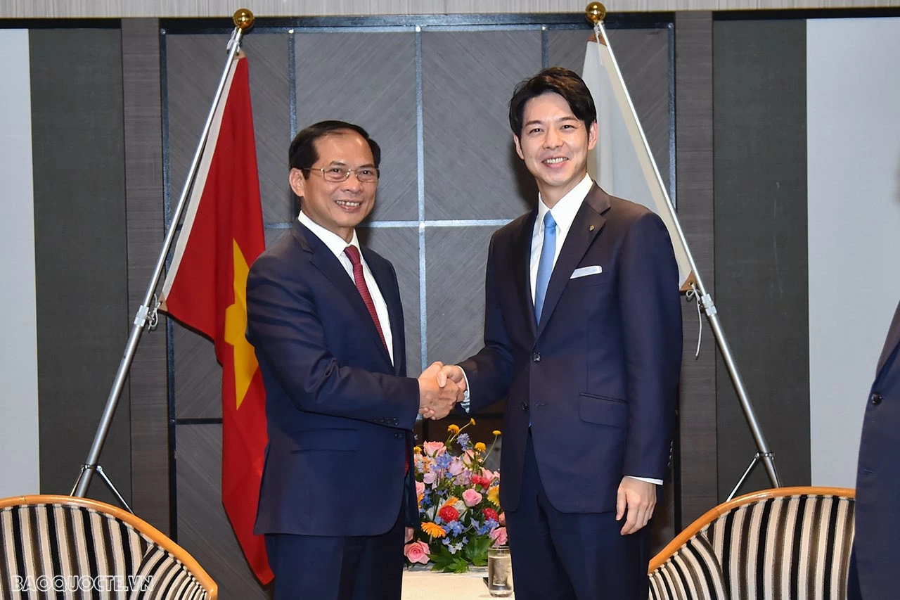 FM Bui Thanh Son meets with Vice President of Japanese House of Councillors, JICA