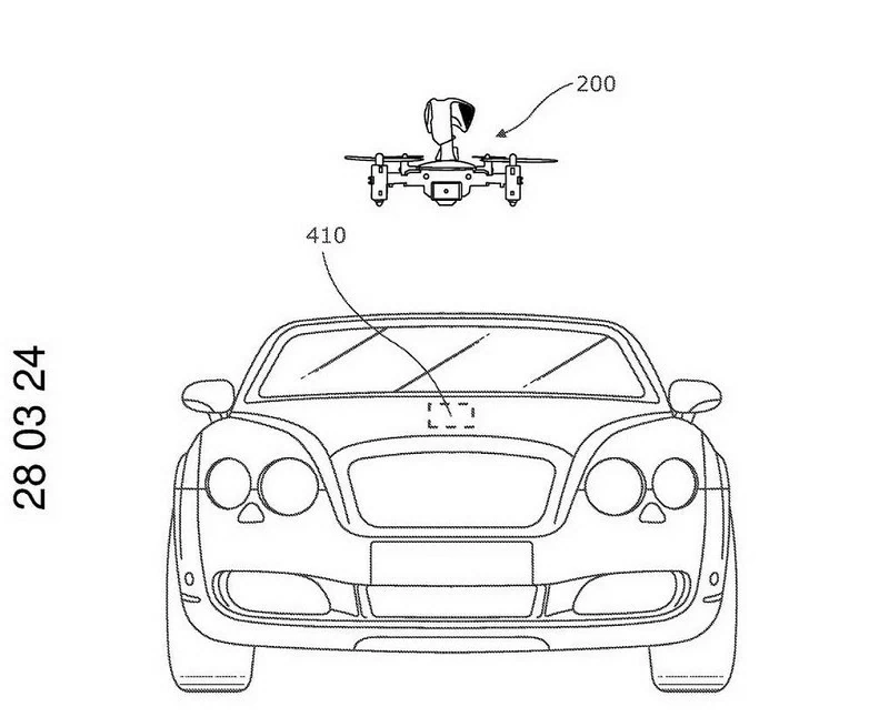 Hình ảnh đăng ký bản quyền của Bentley