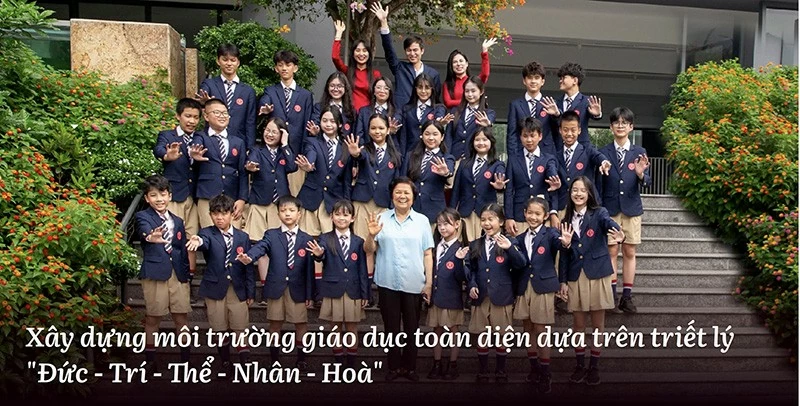 Trường Ngôi Sao Hoàng Mai công bố công bố Hệ thống triết lý giáo dục và Bộ nhận diện thương hiệu.