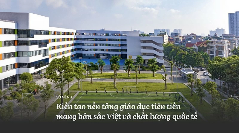 Trường Ngôi Sao Hoàng Mai công bố công bố Hệ thống triết lý giáo dục và Bộ nhận diện thương hiệu.