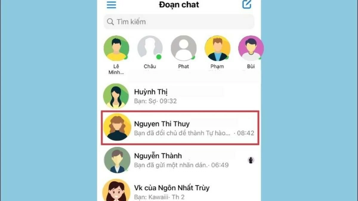 Thay đổi hình nền Messenger trên điện thoại, máy tính