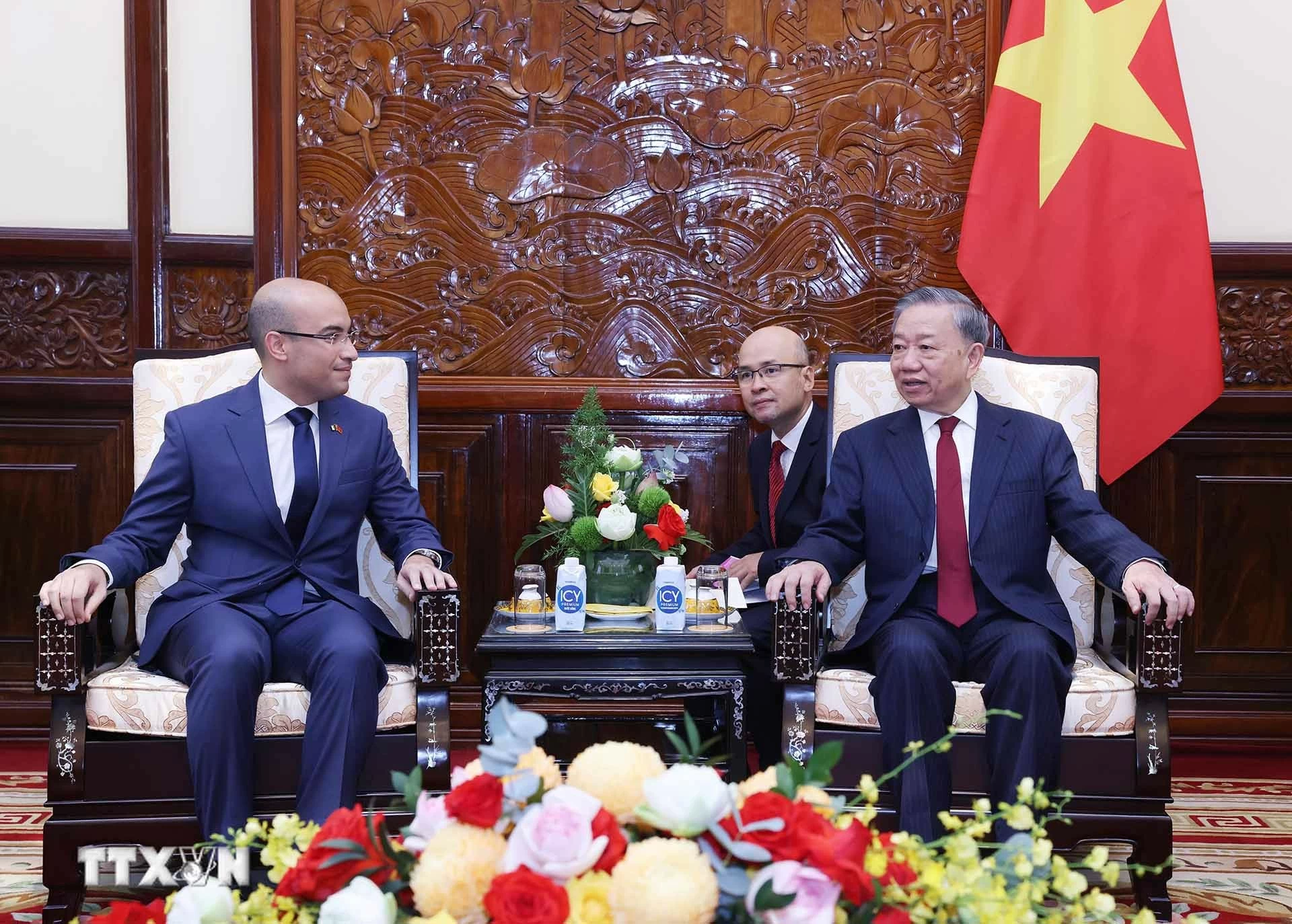 Tổng Bí thư, Chủ tịch nước Tô Lâm tiếp tiếp các Đại sứ trình Quốc thư Tổng Bí thư, Chủ tịch nước Tô Lâm tiếp tiếp các Đại sứ trình Quốc thư