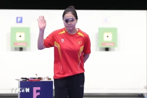 Vietnam&apos;s Vinh named among world’s top ten in women&apos;s 25m pistol event