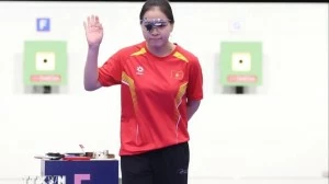 Vietnam's Vinh named among world’s top ten in women's 25m pistol event