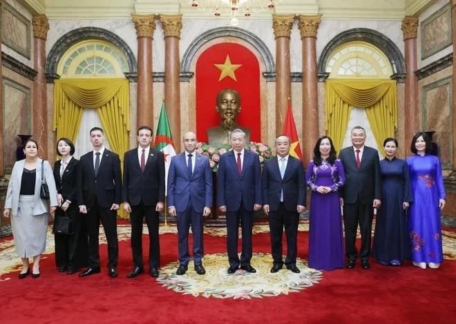 President To Lam receives newly accredited Ambassadors of Argentina, Algeria, Germany, DPRK