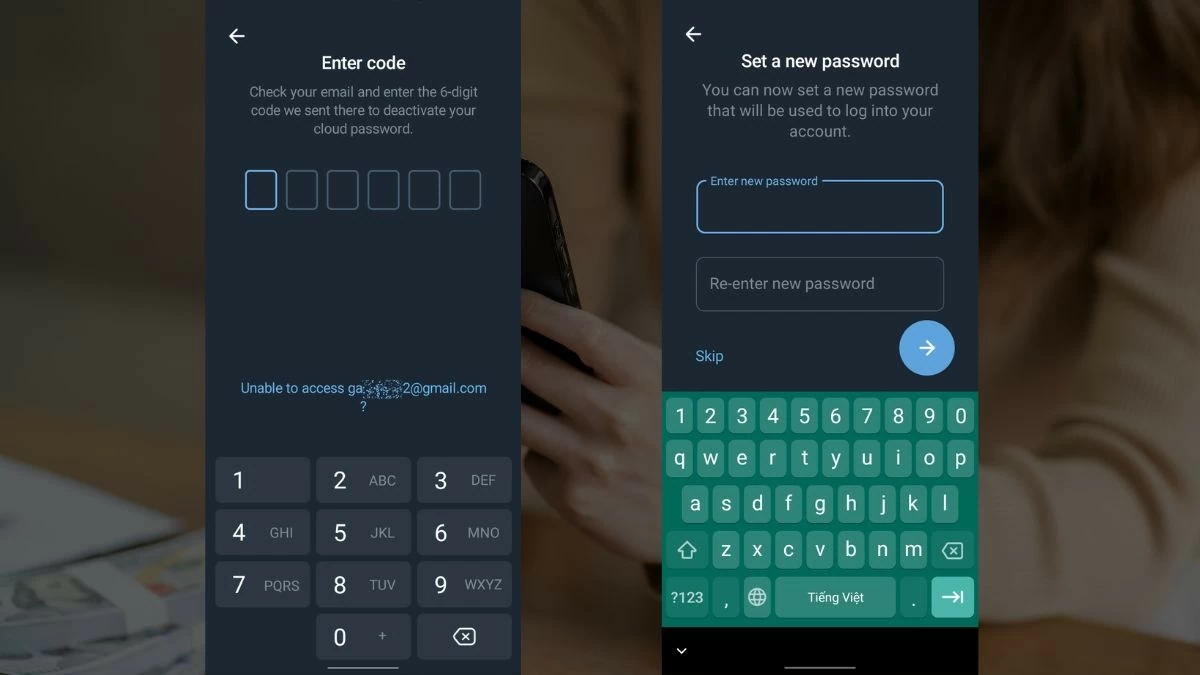 Lấy lại mật khẩu Telegram bằng số điện thoại và gmail đơn giản