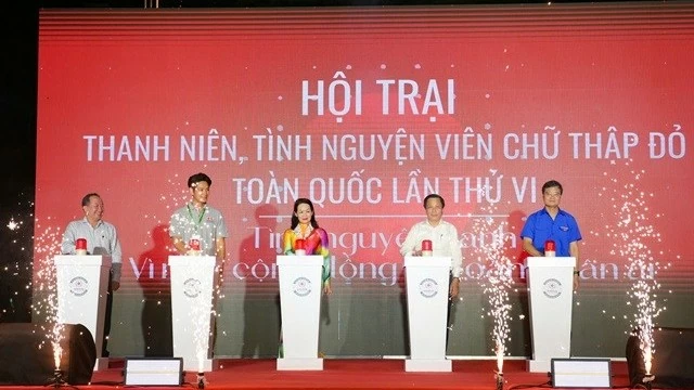 Gần 500 đại biểu thanh niên dự Hội trại tình nguyện viên Chữ thập đỏ toàn quốc lần thứ VI