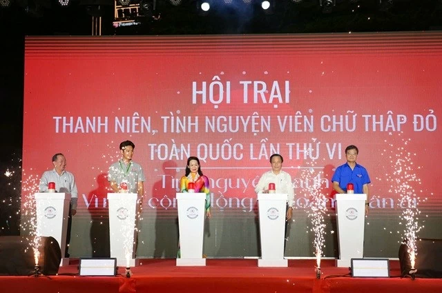 Gần 500 đại biểu thanh niên dự Hội trại tình nguyện viên Chữ thập đỏ toàn quốc lần thứ VI