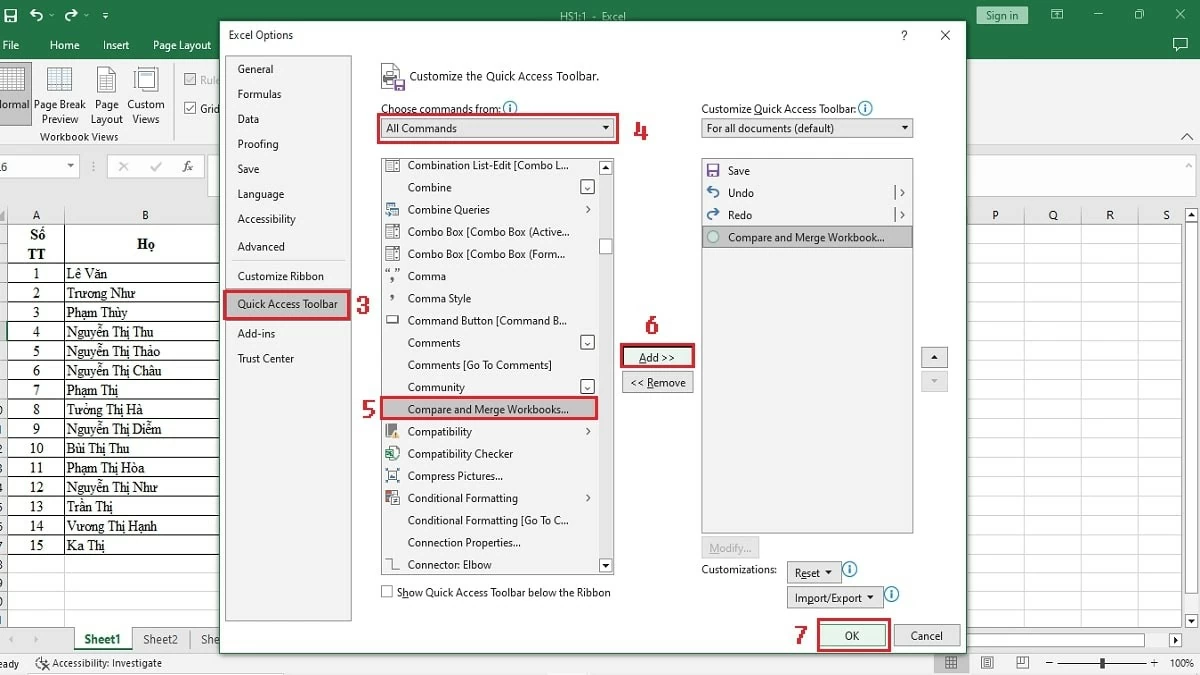 5 cách loại bỏ sự trùng lặp dữ liệu giữa 2 file Excel