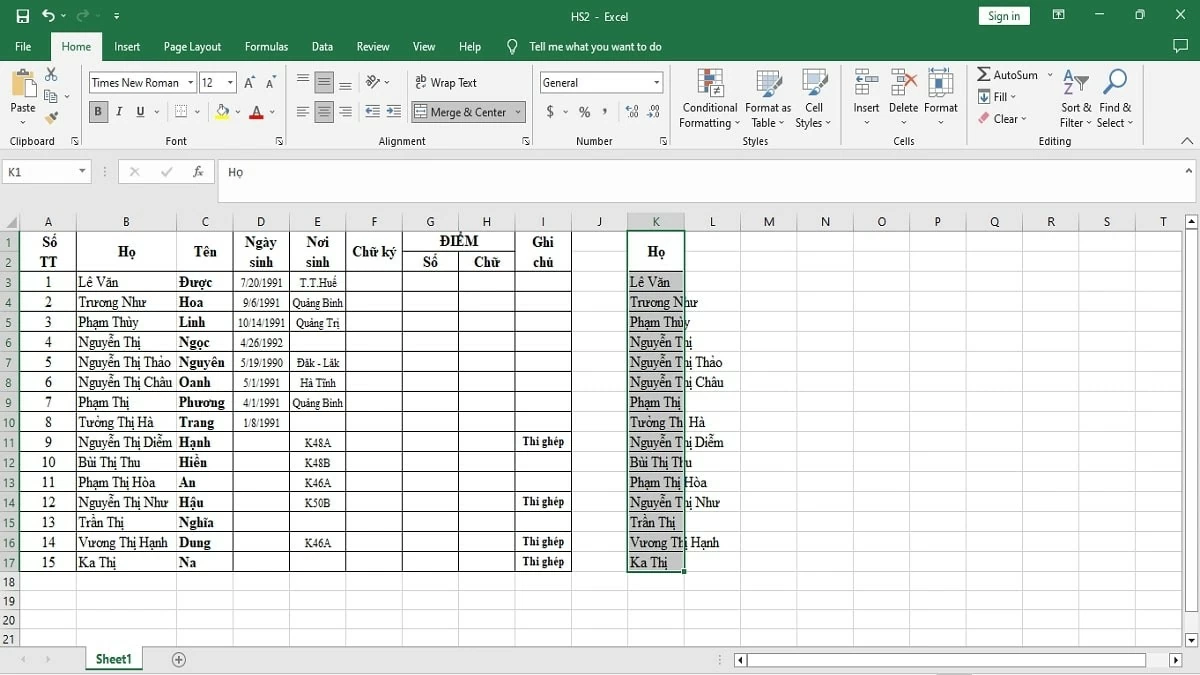 5 cách loại bỏ sự trùng lặp dữ liệu giữa 2 file Excel