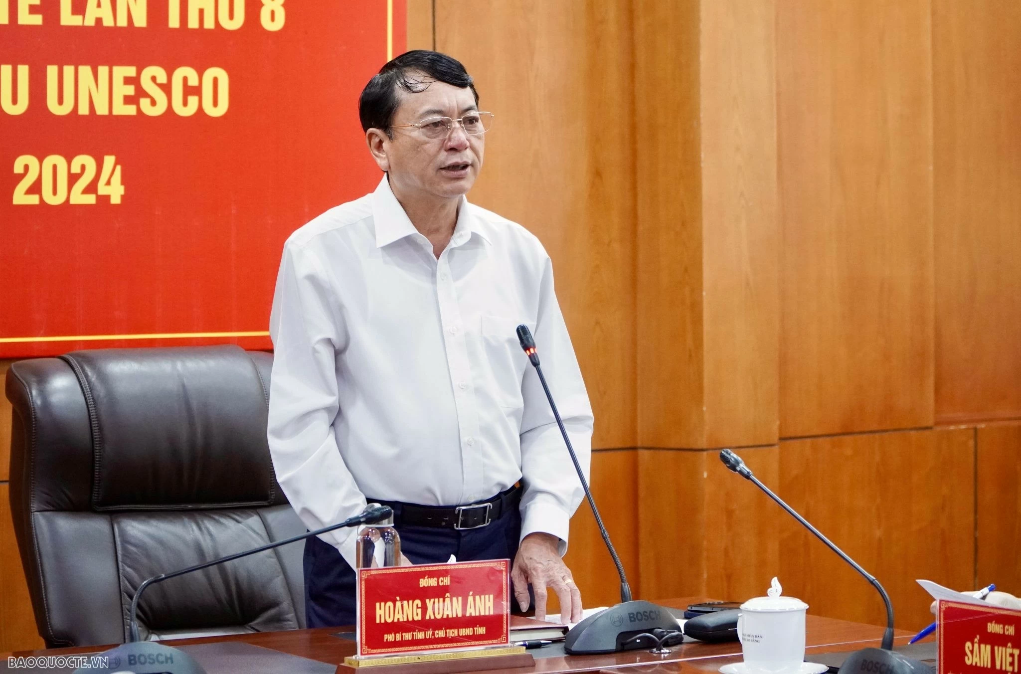 Rà soát công tác chuẩn bị, phối hợp chặt chẽ hướng tới Hội nghị Công viên địa chất toàn cầu vào tháng 9 Rà soát công tác chuẩn bị, phối hợp chặt chẽ hướng tới Hội nghị Công viên địa chất toàn cầu vào tháng 9