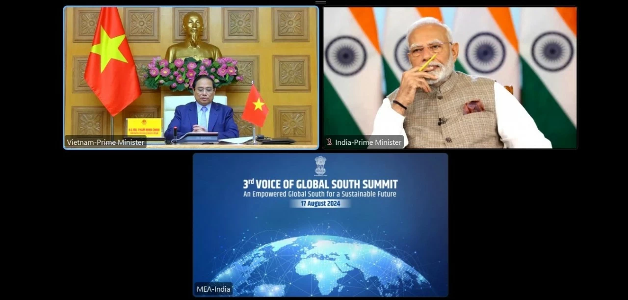 PM Pham Minh Chinh attends the 3rd Voice of the Global South Summit. 