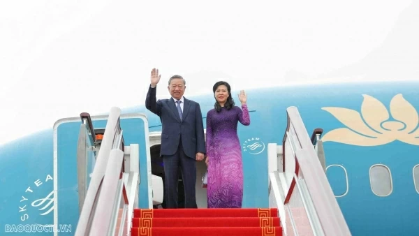 Party General Secretary, State President To Lam and his Spouse leave for state visit to China