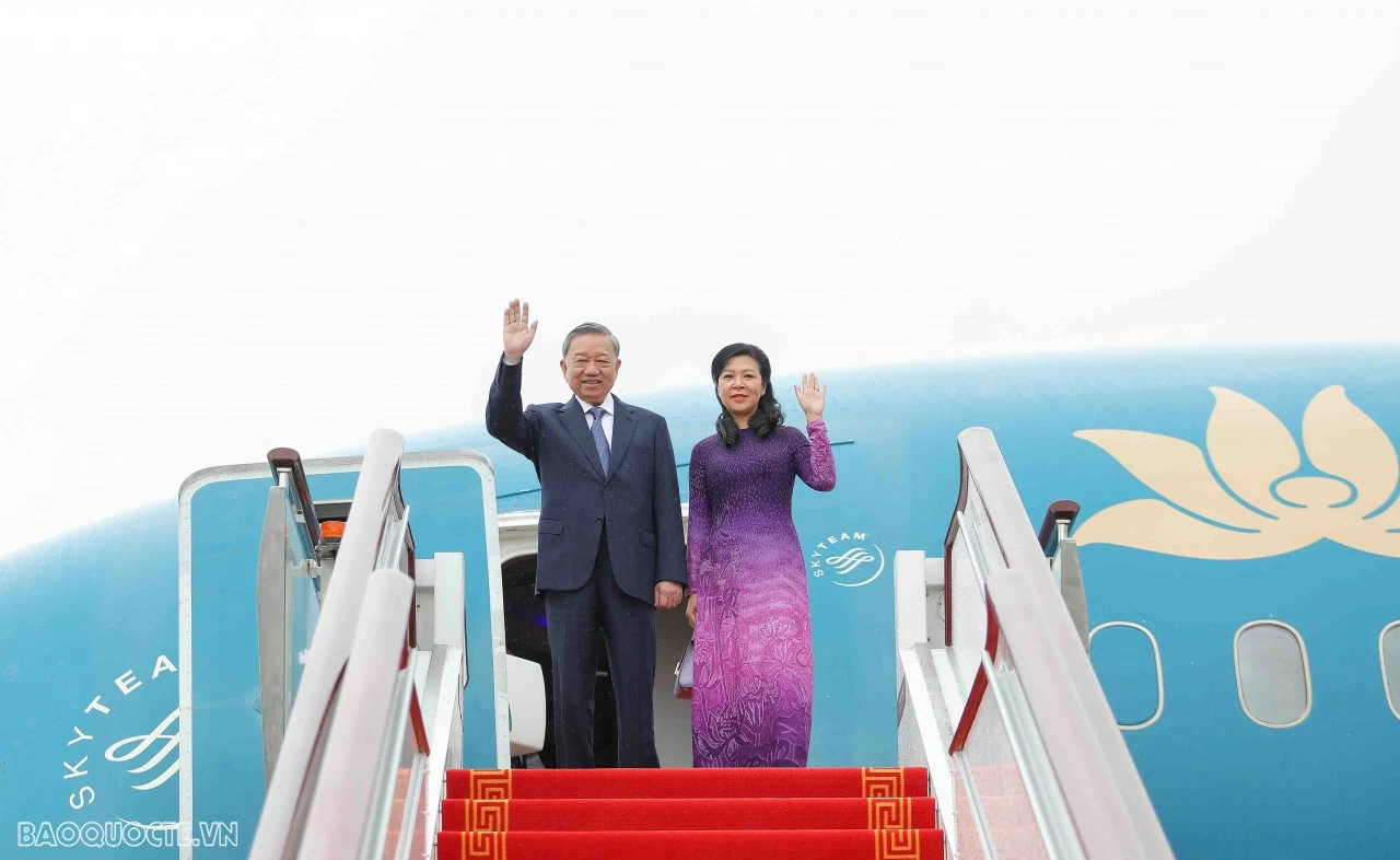 Party General Secretary, State President To Lam and his Spouse leave for state visit to China