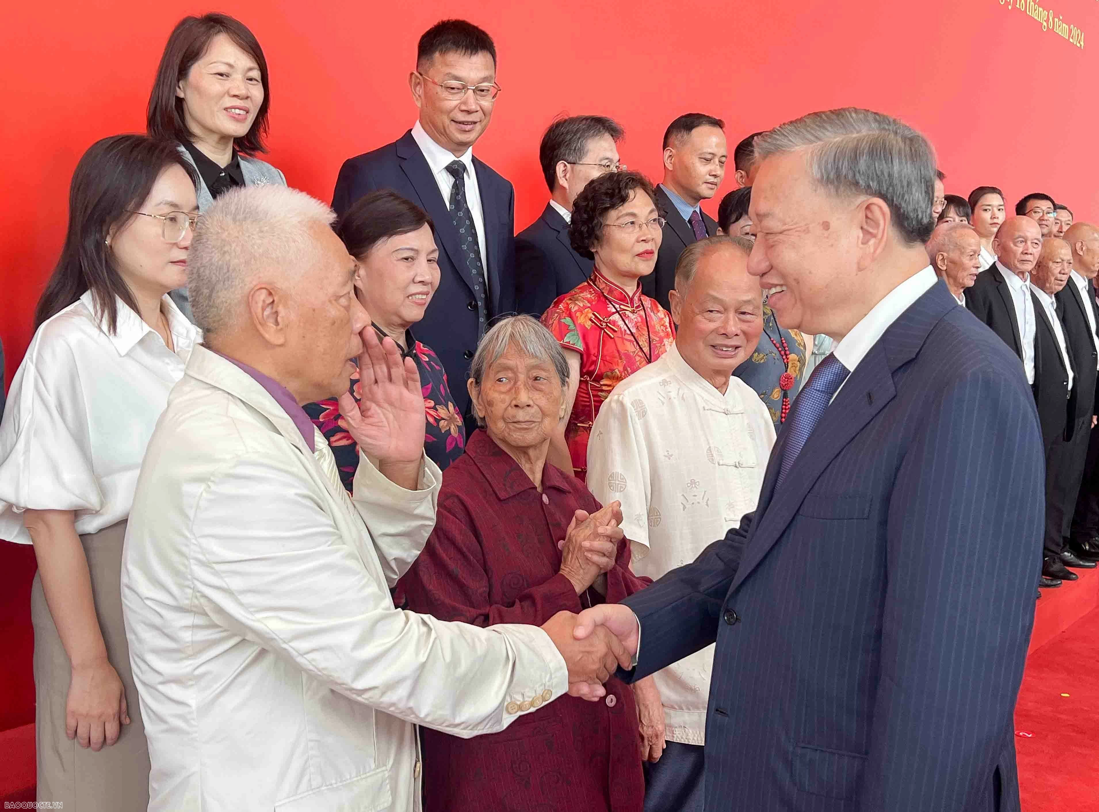 Gặp Tổng Bí thư, Chủ tịch nước Tô Lâm, các nhân sĩ Trung Quốc chia sẻ về kỷ niệm với Việt Nam