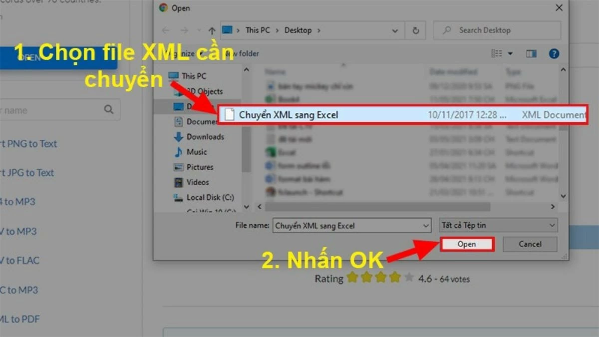 5 cách chuyển file XML sang Excel miễn phí dễ dàng