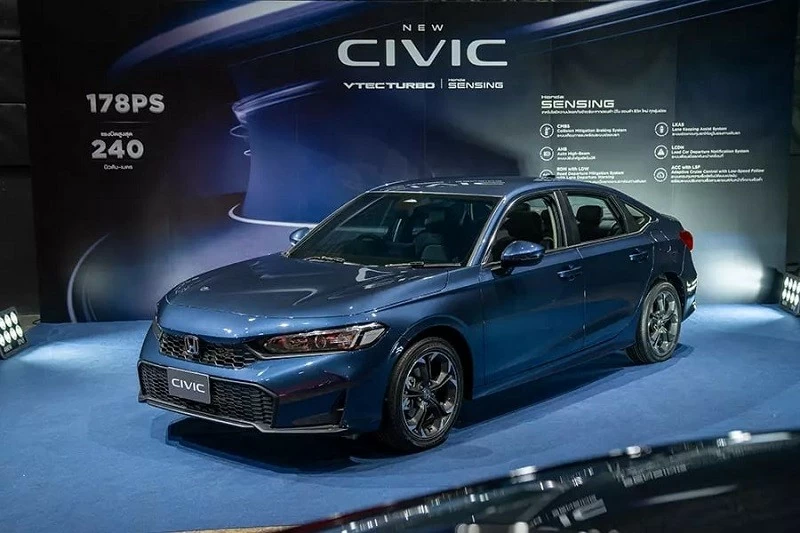 Honda Civic 2025 ra mắt tại thị trường Thái Lan