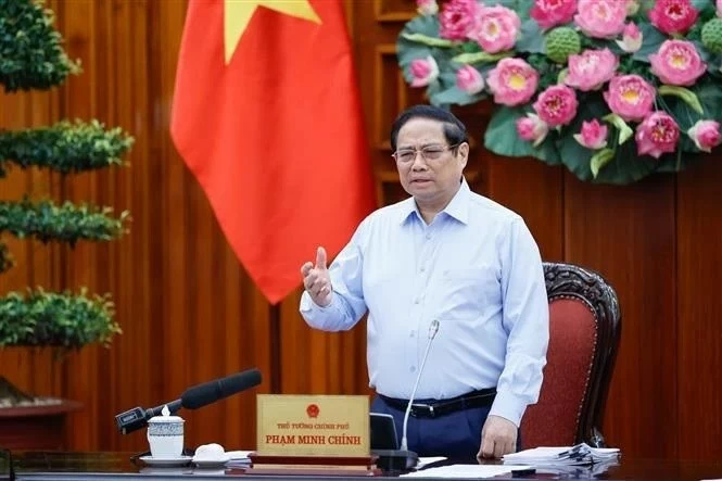 PM Pham Minh Chinh chairs Government law-building meeting