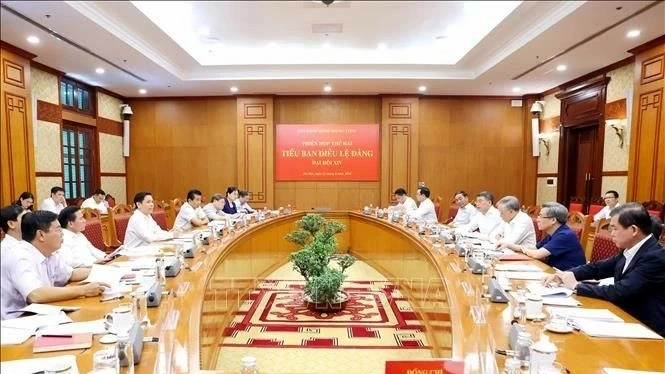 Party Charter Sub-committee for 14th National Party Congress convenes 2nd meeting in Hanoi