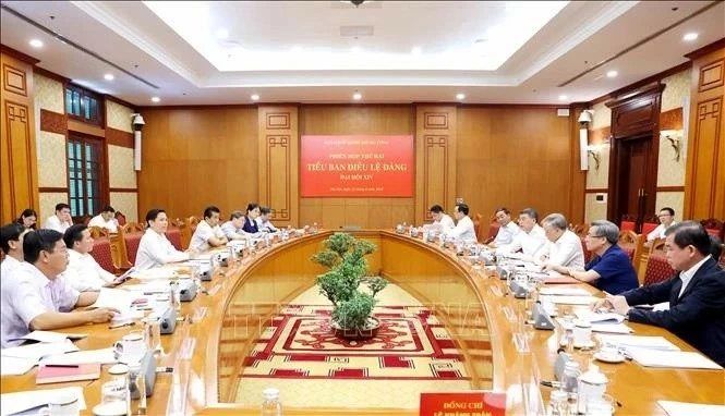 Party Charter Sub-committee for 14th National Party Congress convenes 2nd meeting in Hanoi