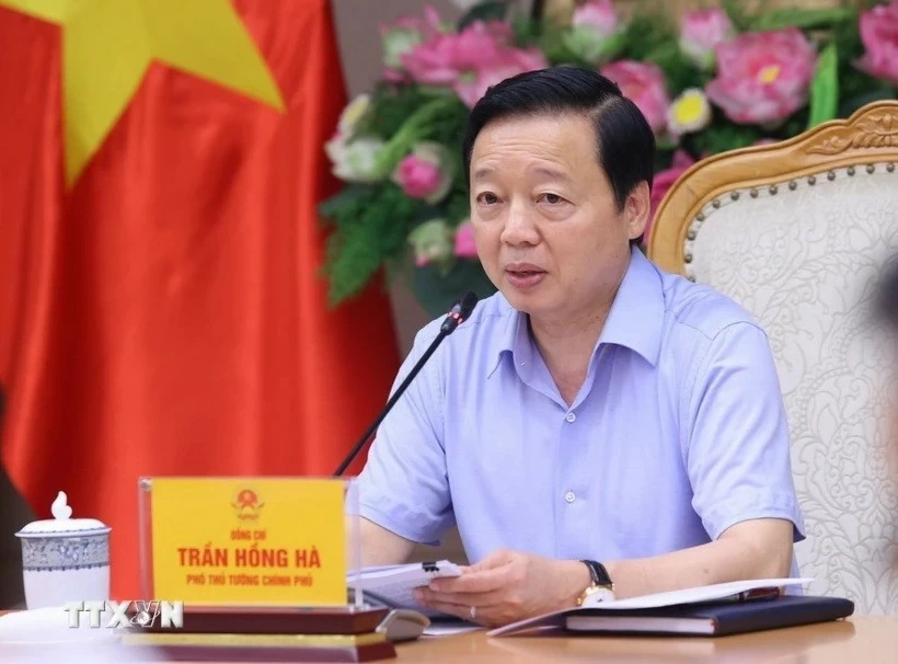 Deputy PM Tran Hong Ha attends meeting to develop carbon market