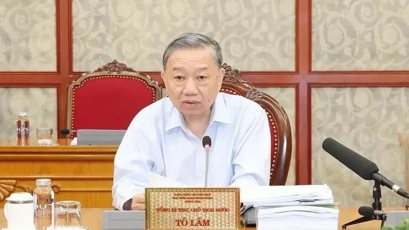 General Secretary, President To Lam chairs meeting of Politburo on master plan of Ho Chi Minh City