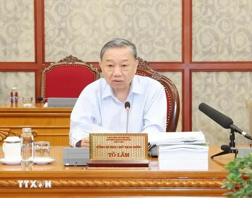 General Secretary, President To Lam chairs meeting of Politburo on master plan of Ho Chi Minh City