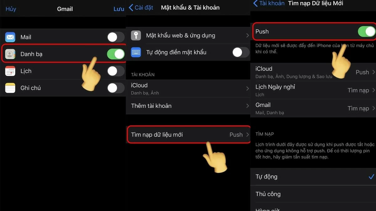 Đồng bộ danh bạ iPhone lên Gmail, iCloud vô cùng nhanh chóng