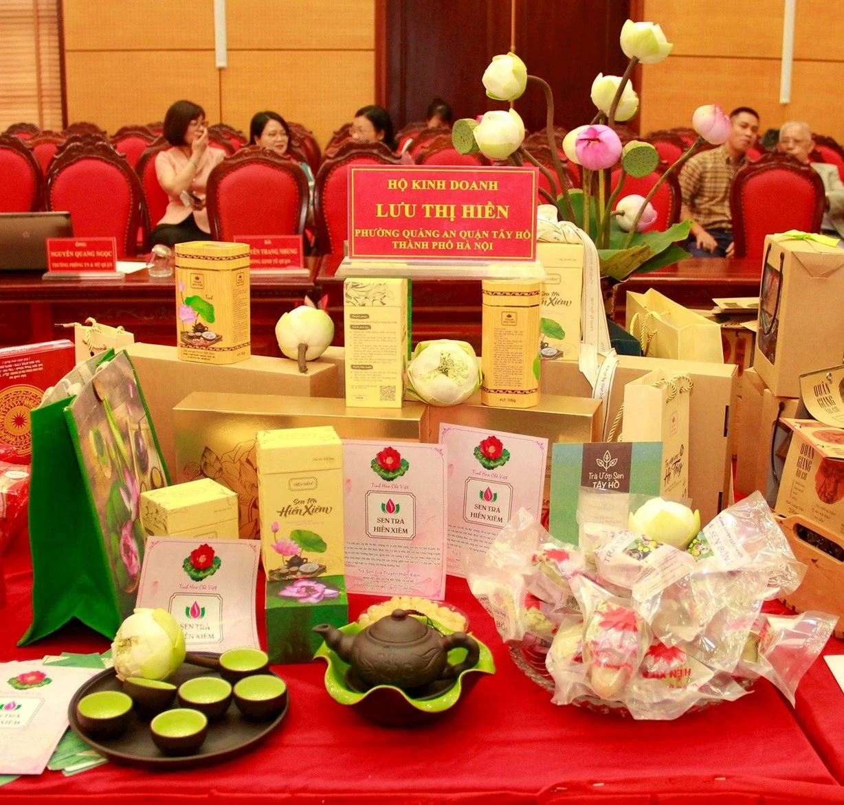 Trà sen Tây Hồ. (Nguồn: Hà Nội Mới) Trà sen Tây Hồ. (Nguồn: Hà Nội Mới)