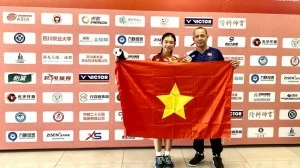 Vietnamese badminton athlete wins silver at Asian U-15 championships