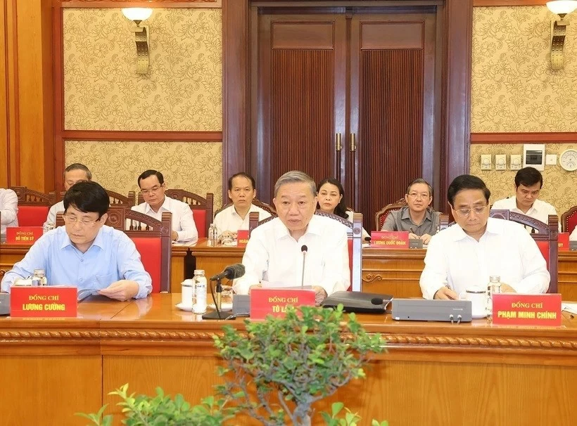 General Secretary, President To Lam chairs meeting to discuss draft political report for 14th National Party Congress