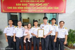 Bộ Tư lệnh Vùng 5 Hải quân bàn giao 'Nhà đồng đội'