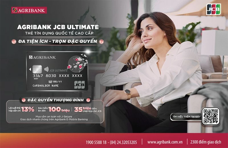 Agribank được vinh danh nhận giải thưởng danh giá của tổ chức thẻ JCB